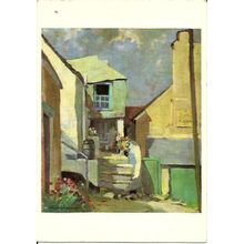 Art EDWARD WESSON Smugglers Cottage Postcard (Soho Gallery 308)