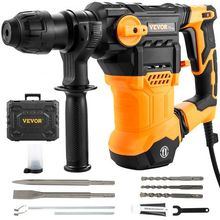 Rotary Hammer Drill Corded Drills 1-1/4" 4 Modes SDS-Plus Chipping Hammers