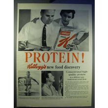 1956 Kellogg's Special K Cereal Ad - Protein!