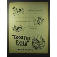 1958 Esso Extra Gasoline Ad - Jiving Youngsters