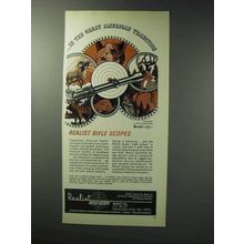 1971 Realist Rifle Scopes Ad - Great American Tradition