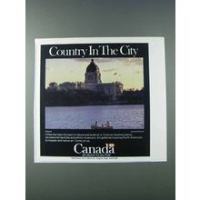 1981 Canada Tourism Ad - Country in The City