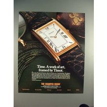 1989 Tissot Watch Ad - Time. A Work of Art, Framed!