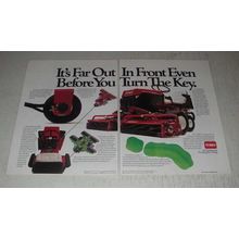 1989 Toro Reelmaster 216 Mower Ad - It's far out in front even before you turn