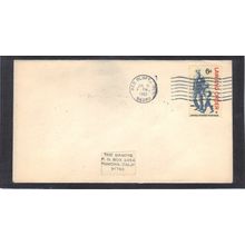 Cover 1343 6c Law and Order (No Cachet-Label/A) CV41458