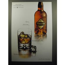 2007 Old Forester Bourbon Ad - Try it. Fall in love.
