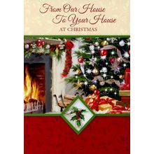 From Our House To Your House At Christmas - Christmas Greeting Card - 20739