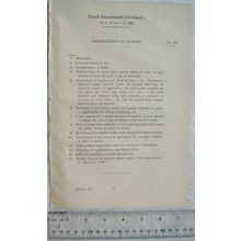 1875 Act of Parliament: Law of Entail in Scotland