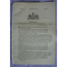 1873 Act of Parliament: Custody of Infants