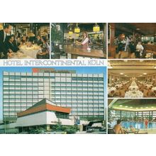 Hotel Intercontinental Koln Germany Restaurant Swimming Pool Postcard