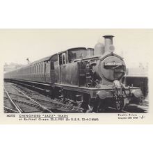 Chingford Jazz Train at Bethnal Green Station Railway Postcard