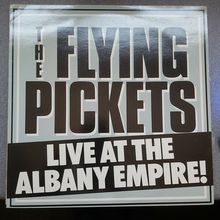 The Flying Pickets – Live At The Albany Empire! (AVMLP0001) 1982 (LP)