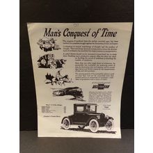 Man's Conquest of Time 1923 Chevrolet Dealer Sales Brochure