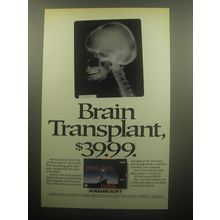 1993 Squaresoft Mystic Quest Video Game Advertisement - Brain Transplant, $39.99
