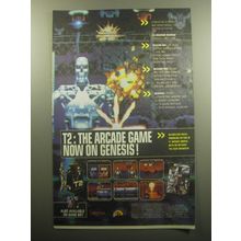 1993 Arena LJN T2 Video Game Advertisement