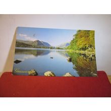 GRASMERE, LAKELAND. CUMBRIA used postcard. Old Dialect Postcard 1982 pm =