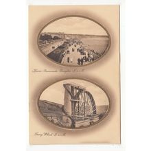 Harris Promenade Douglas Laxey Wheel Isle of Man Postcard Tucks 1652