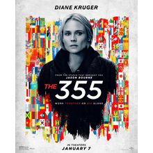 The 355 12 Poster Canvas Movie Film Print A0 A1 A2 A3 A4 A5 A6 Art Wall Decorati