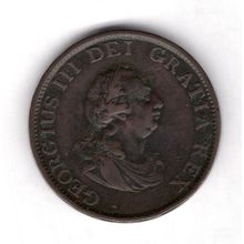 Great Britain. George III. Halfpenny 1799. dy18862