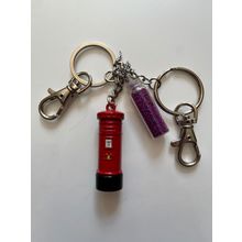 KEY RING - UK POSTBOX / FAIRY & FIARY DUST