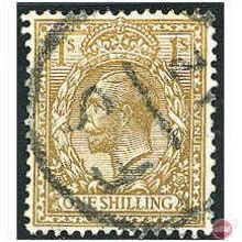 1924 SG429 1s Bistre-Brown Wmk Block Cypher Fine Used