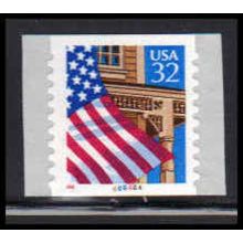 2915Av 32c U.S. Flag Over Porch Fine MNH CNS 66666A V/UL PA6855
