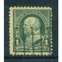 Used 279 1c Benjamin Franklin Average Plus M04353