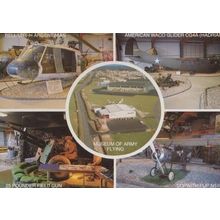 WACO Museum Of Army Flying Glider Plane Pounder Gun Military Postcard
