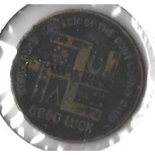 Brooklyn Varnish MFG Good Luck Medal Swastika VF