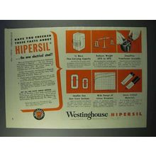 1943 Westinghouse Hipersil Electrical Steel Ad
