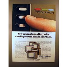 1977 Sony Trinitron Television Ad - Now You Can Tune