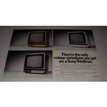 1977 Sony Trinitron Televisions Ad - Colour Variations