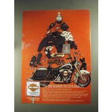 1992 Harley-Davidson Accessories Ad - 'Tis the Season