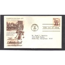 FDC Art Craft 1595 13c Liberty Bell (Cachet-Typed/A) CV41835