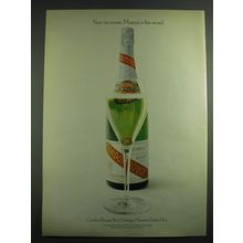 1971 Mumm's Cordon Rouge Brut Champagne Ad - Say no more. Mumm's the word