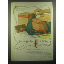 1945 Daniel Webster Pipe Tobacco Ad - Giver and Giftee agree on one thing