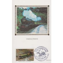 The Cornish Riviera Paddington London Station Train FDC Benham First Day Cover