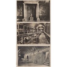 Pompeii Interno Del Museo Roman Bodies 3x Old Postcard s