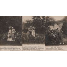 Dont Forget Mignonette 3x Songcard Old Postcard s