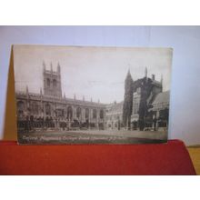 MAGDALEN COLLEGE QUAD, OXFORD used antique postcard 1917 pm =