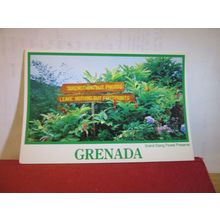 GRAND ETANG FOREST PRESERVE, GRENADA, WEST INDIES, used postcard =