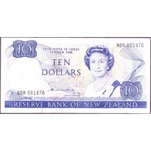1981 - 1985 New Zealand Banknote 10 Dollars Hardie Type 2