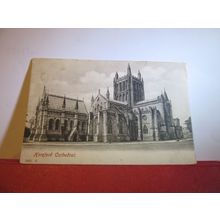 HEREFORD CATHEDRAL, used postcard by Hartmann 1905 pm =