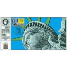 131 Carte officielle Exhibition Helsinki 1995 FDC Europa CEPT Miss Liberty