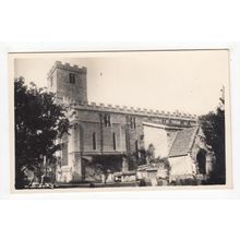 St Mary's Church Bibury Postcard Gloucestershire Publisher Frank Packer