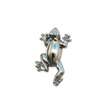 Pack Of 2] Chrome Decorative Frog Hook 6""
