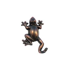 Pack Of 2] Antique Copper Decorative Frog Hook 6""