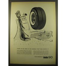 1961 General Dual 90 Tires Ad - There is no tire in the World that can match it