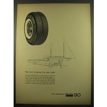 1961 General Dual 90 Tires Ad - The most amazing tire ever built