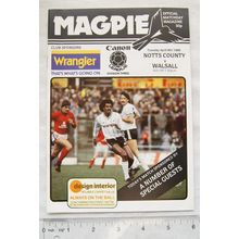 1996 programme Notts County v. Walsall